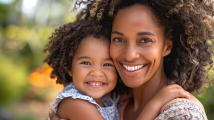 Joyful Embrace: A Mother's Love Generative AI