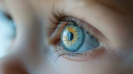 Foto auf Acrylglas Baby's Eye Exam Generative AI © Gro