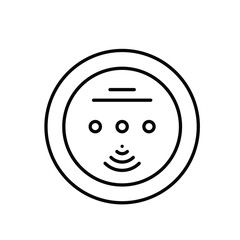 Obraz premium Sensor icon vector stock illustration