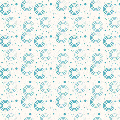 Pastel vintage colors polka dot seamless pattern background