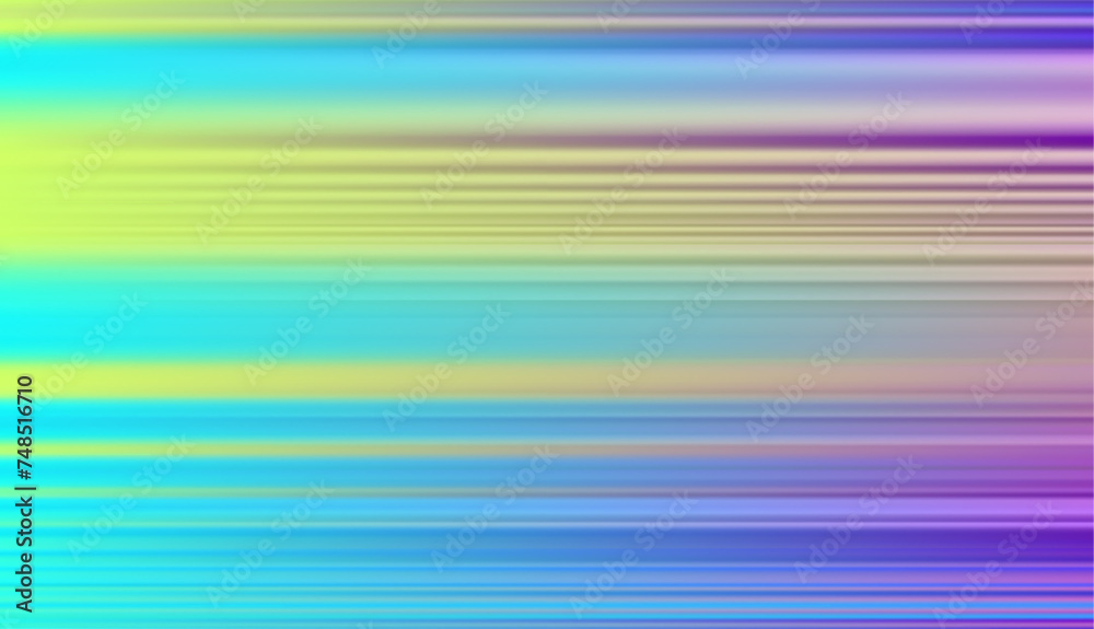 Poster Abstract defocused horizontal background with horizontal smooth blurred lines.