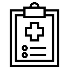 Prescription document icon. Medical recipe vector sign.
