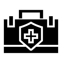 Medical Kit Icon Vector - Sign or Symbol