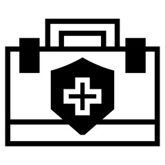 Medical Kit Icon Vector - Sign or Symbol