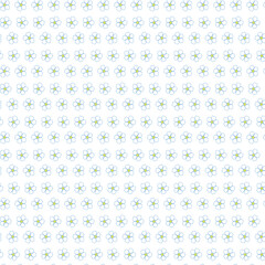 Forget me not wild little blue flower seamless pattern for surface design. Hand drawn floral vector spring background, for textile design, scrapbook, wallpaper