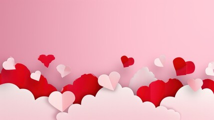 Greeting Card, Happy Valentine's Day Banner. Big Heart Shaped Greeting Card and Gift Box