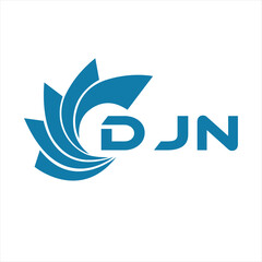 DJN letter design. DJN letter technology logo design on white background. DJN Monogram logo design for entrepreneur and business.
