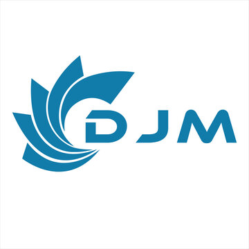 DJM letter design. DJM letter technology logo design on white background. DJM Monogram logo design for entrepreneur and business.
