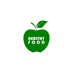 Healthy food icon isolated on transparent background