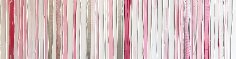 silver and pink stripes background.