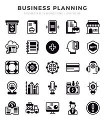 Business Planning Icon Bundle 25 Icons for Websites and Apps