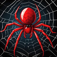 spider and web