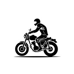 Obraz na płótnie Canvas Motorcyclist Bike Rider