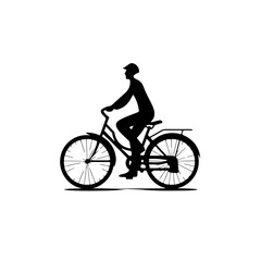 Obraz na płótnie Canvas Riding Bicycle