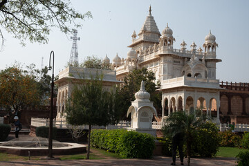 Fototapeta na wymiar Jaswant Thada mausoleum in Jodhpur, Rajasthan