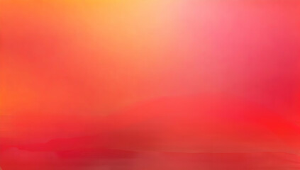 Blurred gradient Grenadine pink, orange red, yellowish red abstract background. - obrazy, fototapety, plakaty