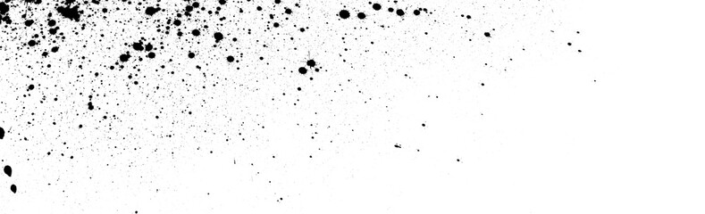 Abstract white background covered with black paint spray. Wide panoramic. Template web design banner