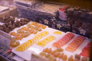 Candy gift shop, colorful picture, gifts, chocolate, sugar, macarons, dessert shop, giving gifts, carefully prepared, gift packaging