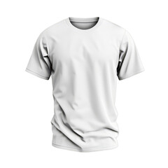 T-shirt on isolated on transparent png background. Generative ai	
