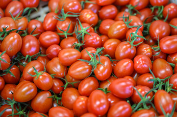 Cherry tomatoes in a box in a store in Cyprus 2