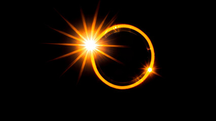 Naklejka premium Lens flare overlay