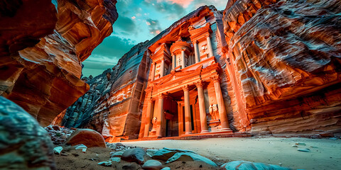 The beautiful city of Petra