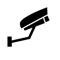 cctv silhouette icon