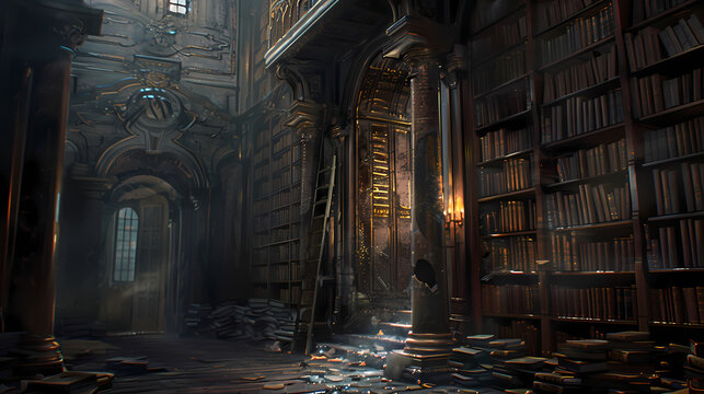 Generative AI, Ancient Secrets: Behind the Library's Hidden Door