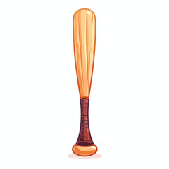 Baseball bat icon. Vector concept illustration 