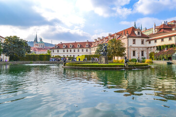Fototapeta na wymiar Czech Republic. City of Prague. River. Locks