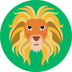 Embodying the regal spirit of the Leo zodiac sign, this icon features a majestic lion, symbolizing strength, courage, and leadership.