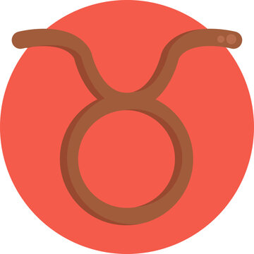 The Taurus icon, representing the second sign of the zodiac, embodies reliability and the grounding spirit of Earth.