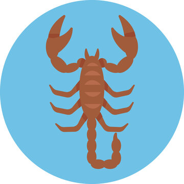 The Scorpio icon radiates passion and strength, mirroring the dynamic and assertive characteristics of individuals born under this astrological sign.