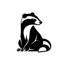 Ferret Badger Vector Logo