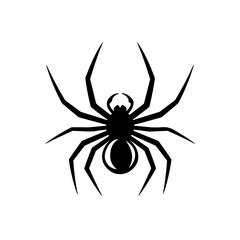 Front Facing Spider Vector Logo