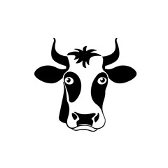 Funny Cow Vector Logo