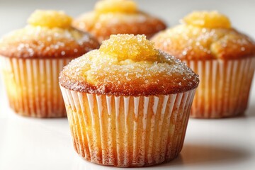 fresh muffin is served at the kitchen table professional advertising food photography