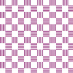 和柄。チェック柄。市松模様。Japanese pattern. Plaid. pattern.