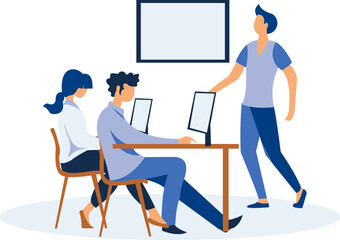 Business Presentation Illustration