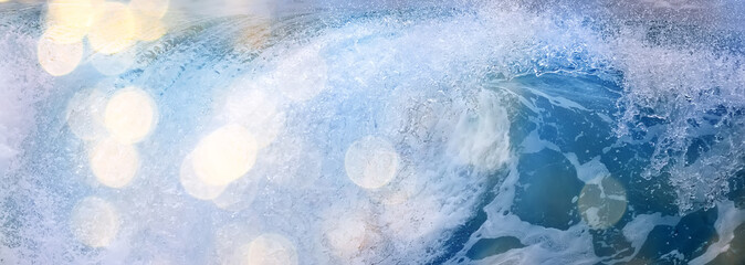 wave sea beach transparent underwater background - 748570106