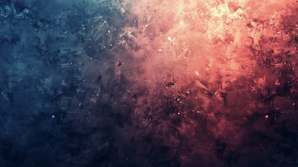 Abstract grunge blue and red background. Rough distressed texture.