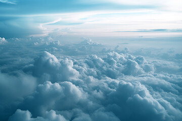 The clouds are white and puffy,sky.