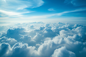 The clouds are white and puffy,sky.
