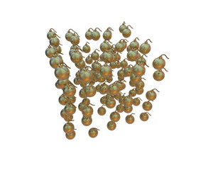 Bomb isolated on background. 3d rendering - illustration