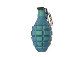 Grenade isolated on background. 3d rendering - illustration