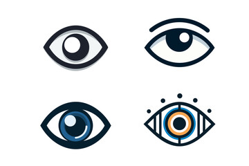 Eye icon - eye symbol. flat eye sign vector
