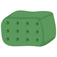 Jawline shaper tool vector cartoon illustration isolated on a white background.