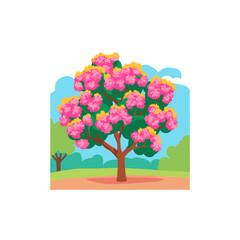 tree with flowers