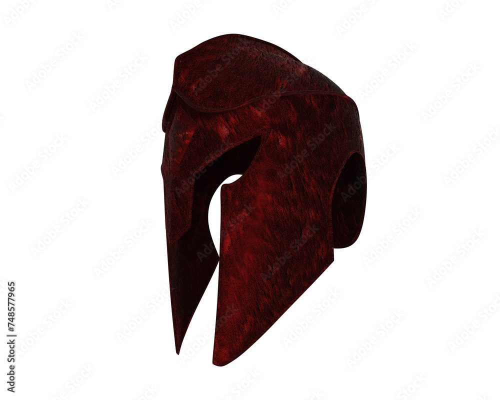 Canvas Prints War helmet isolated on background. 3d rendering - illustration