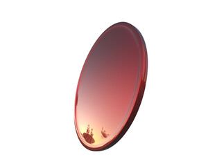 Fototapeta premium Shield isolated on background. 3d rendering - illustration